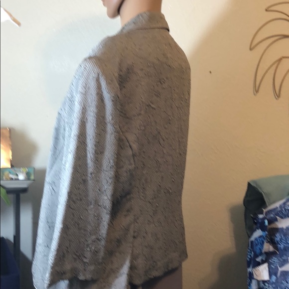 Dress, Leslie Fay 2 pc elegant outfit , Sz 18 gray - Picture 5 of 5